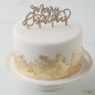 Preview: Cake Topper - Merry Christmas - Wooden